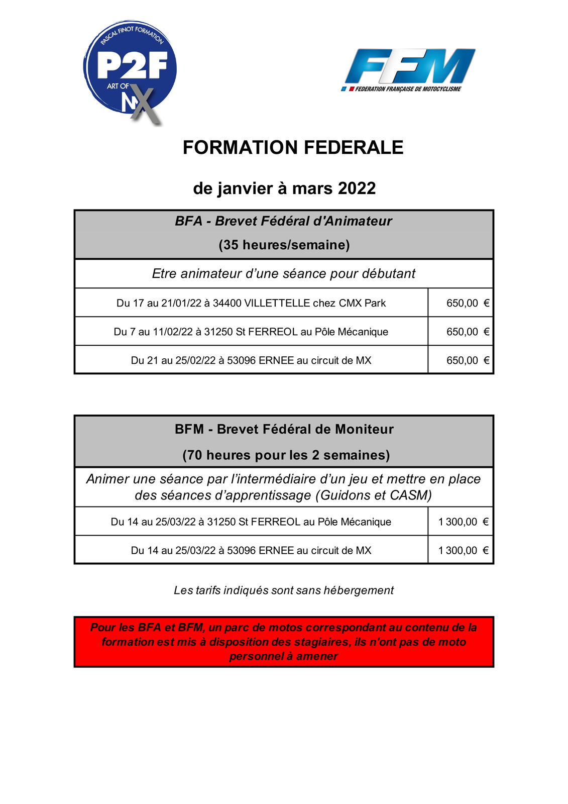 Calendrier-Formation-FFM-2022